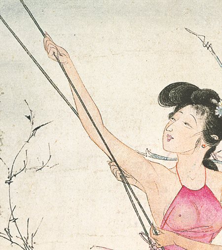 大田-胡也佛的仕女画和最知名的金瓶梅秘戏图